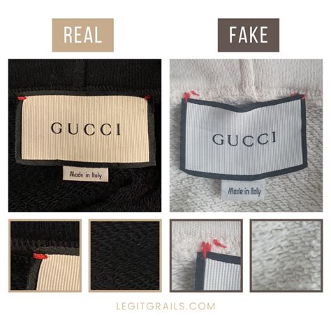 gucci hoodie original vs fake|genuine gucci hoodie.